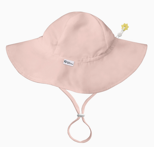 protective wide brim sunhat in pink