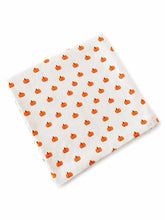 pumpkin pointelle swaddle
