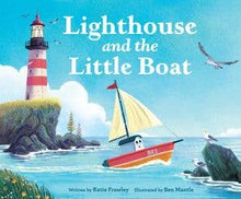 lighthouse and the little boat