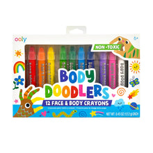 body doodlers: face and body crayons