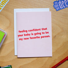 new favorite person greeting card