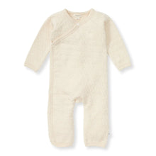 quilted wrap front jumper