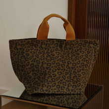 mini market bag animal print olive