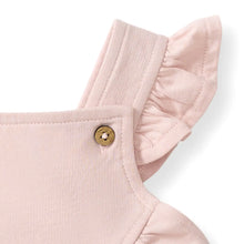 organic curved bib overalls
