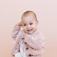 daisy knit cardigan