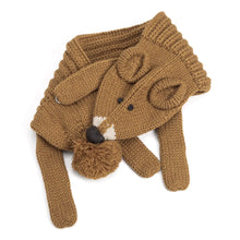 knit critter scarf