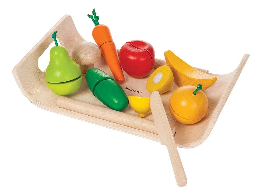 fruit and veggies set