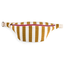 bum bag caramel stripe
