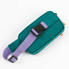 teal kids fanny pack