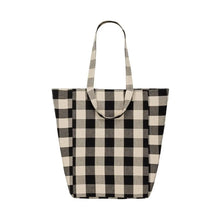 pippa tote bag checkered black