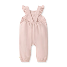 organic curved bib overalls