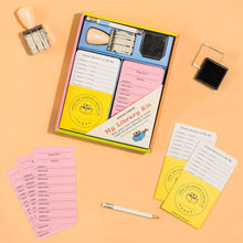 kids library card kit