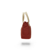 tiny tote in cinnamon