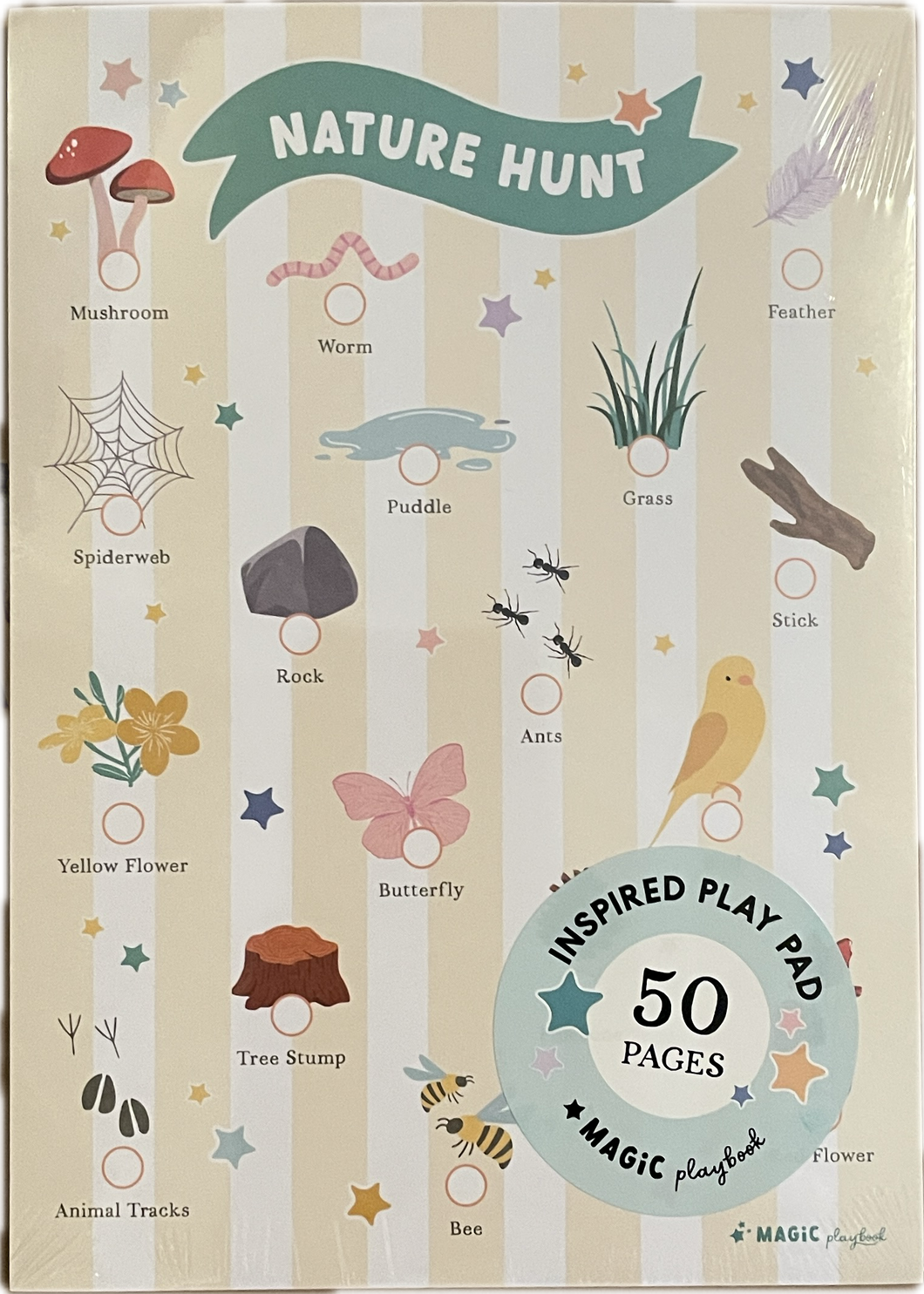 nature hunt notepad