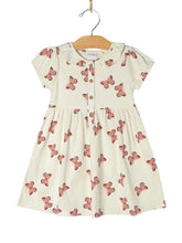 frill collar dress butterflies