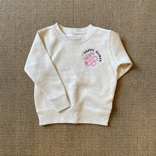 happy human sweatshirt