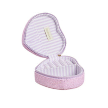 Enchanted Glitter Heart Jewelry Box