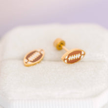 football earrings