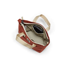 tiny tote in cinnamon