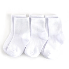 white crew socks 3pk