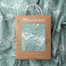 organic swaddle set wave