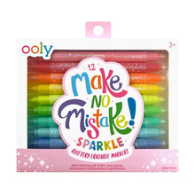make no mistake!: glittery erasable markers