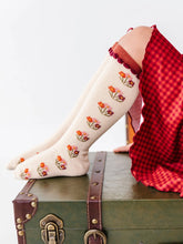 posie knee socks rust
