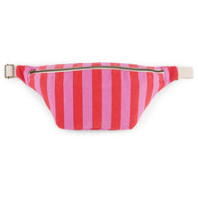 bum bag orchid and tomato stripe