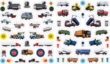 trucks: 400 reusable stickers