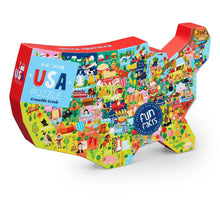 USA shaped 200 piece puzzle