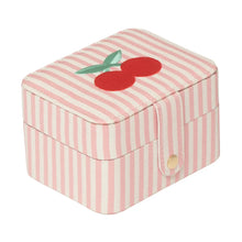 stripy cherry jewelry box