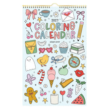 color and plan 2027 wall calendar