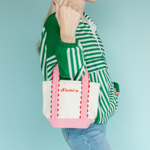 All Booked Up Mini Boat Tote