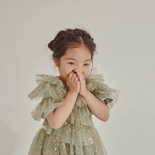 green sparkle dress