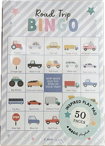 road trip bingo notepad