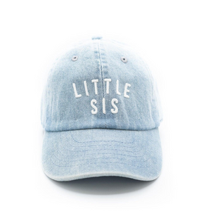 little sis hat in denim