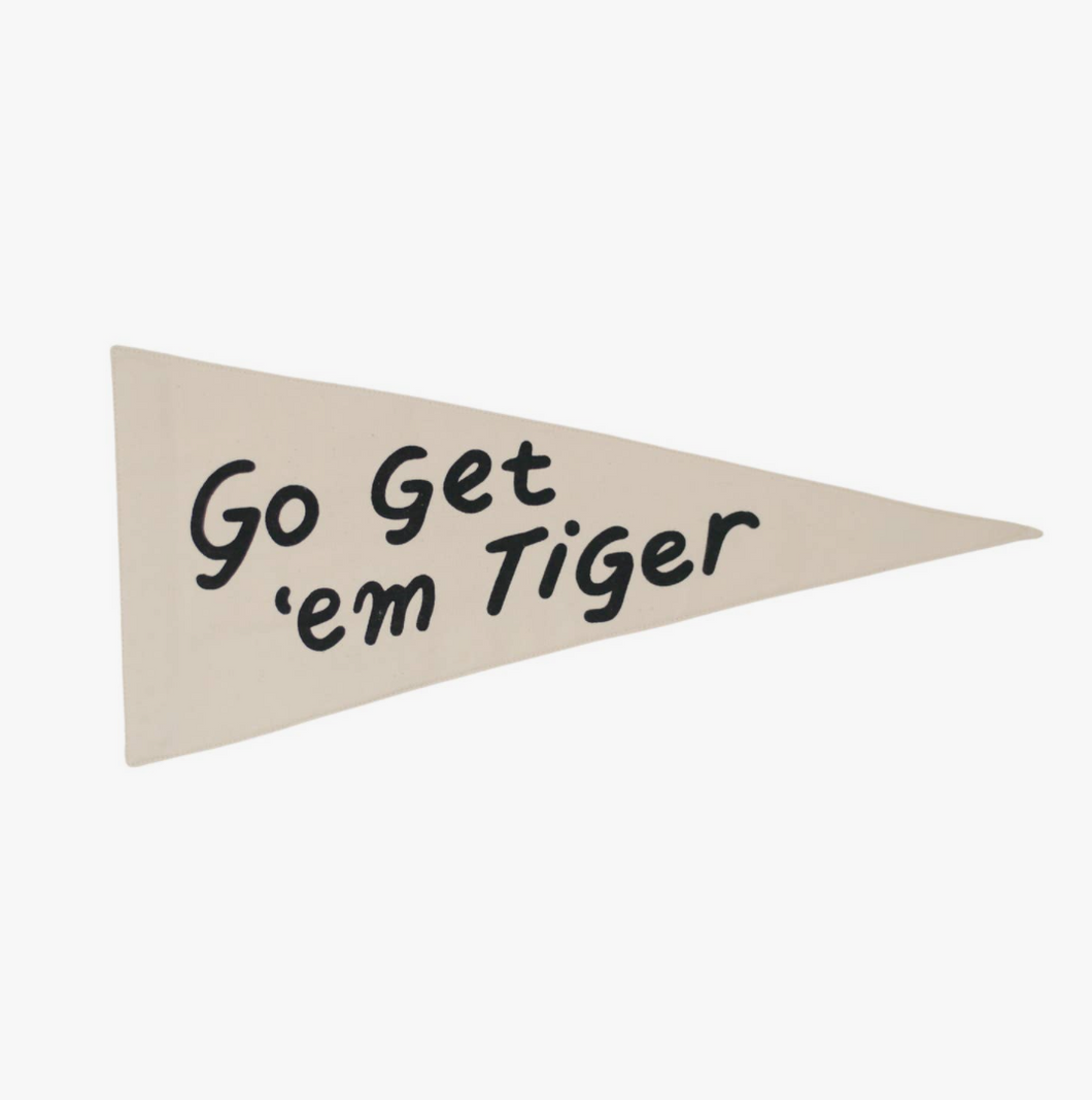 go get 'em tiger pennant