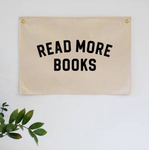 read more books wall flag