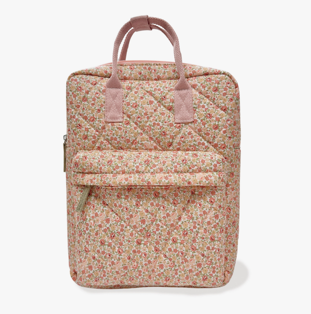 margot floral quilted backpack