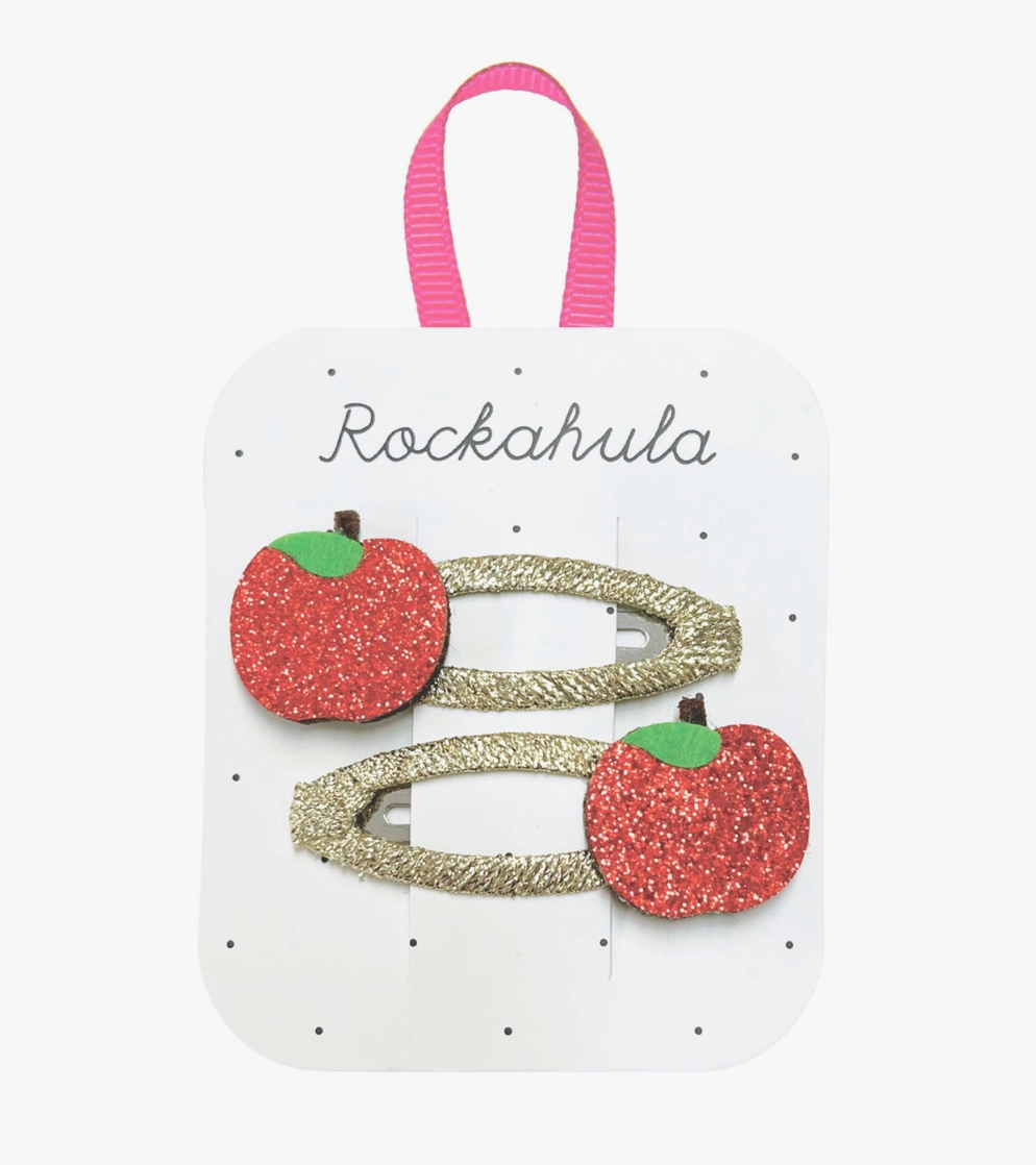 rosy red apple clips