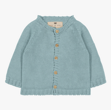 sweetly knit sweater in blue