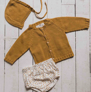 sweetly knit sweater in honey