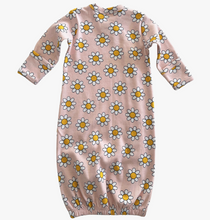 baby gown in daisy pop taffy