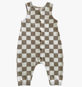 oat checkerboard jumpsuit