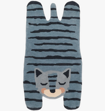 FINAL SALE: blue noble tiger rug