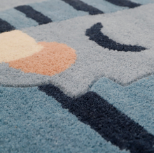 FINAL SALE: blue noble tiger rug