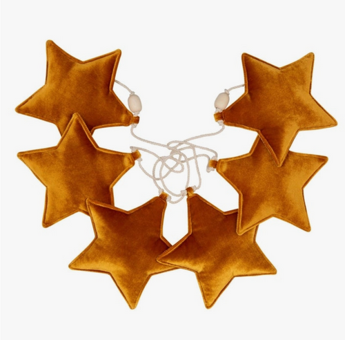 sugar spice velvet star garland