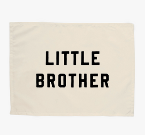little brother banner in natural