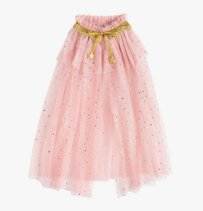 pink tulle cape