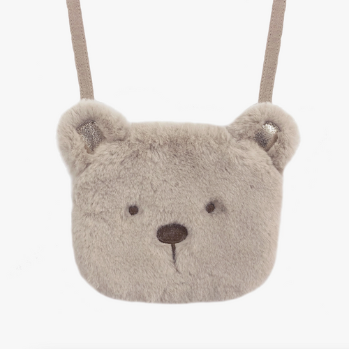 teddy bear furry bag